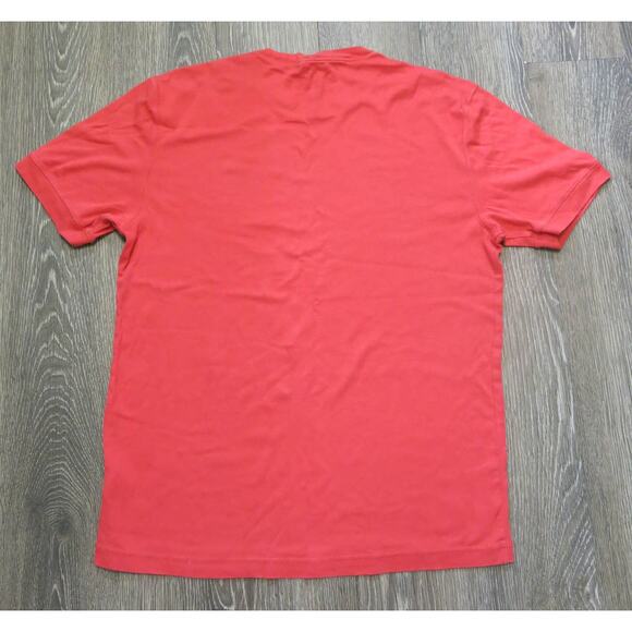TOMMY HILFIGER Short Sleeve T Shirt Size L Men's Logo Cotton Red Preppy Casual - Picture 4 of 8
